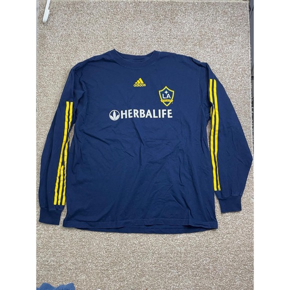 Adidas LA Galaxy Beckham 23 Jersey Size XL Blue MLS Soccer Football 2007